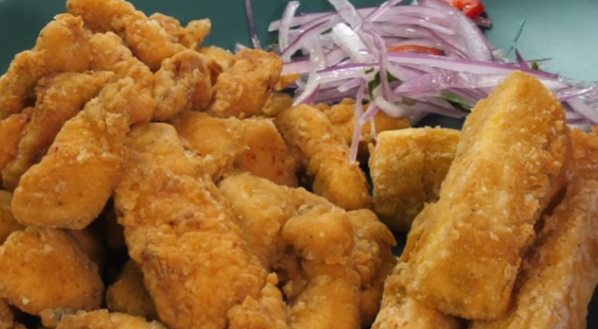 Chicharrón de pollo y yuca frita: receta VIDEO | Recetas Buenazo