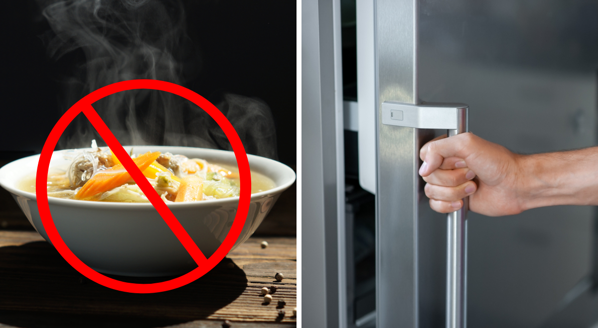 Por qué no deberías dejar enfriar los alimentos calientes fuera de