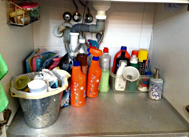 Por qué no deberías guardar bolsas reutilizables debajo del fregadero