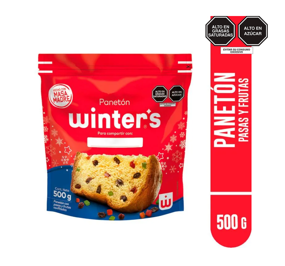 Panetón Winter's Doypack 800 g