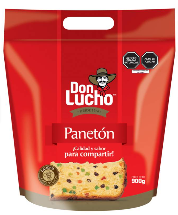 Don Lucho Panetón x 900 g Bolsa Zip